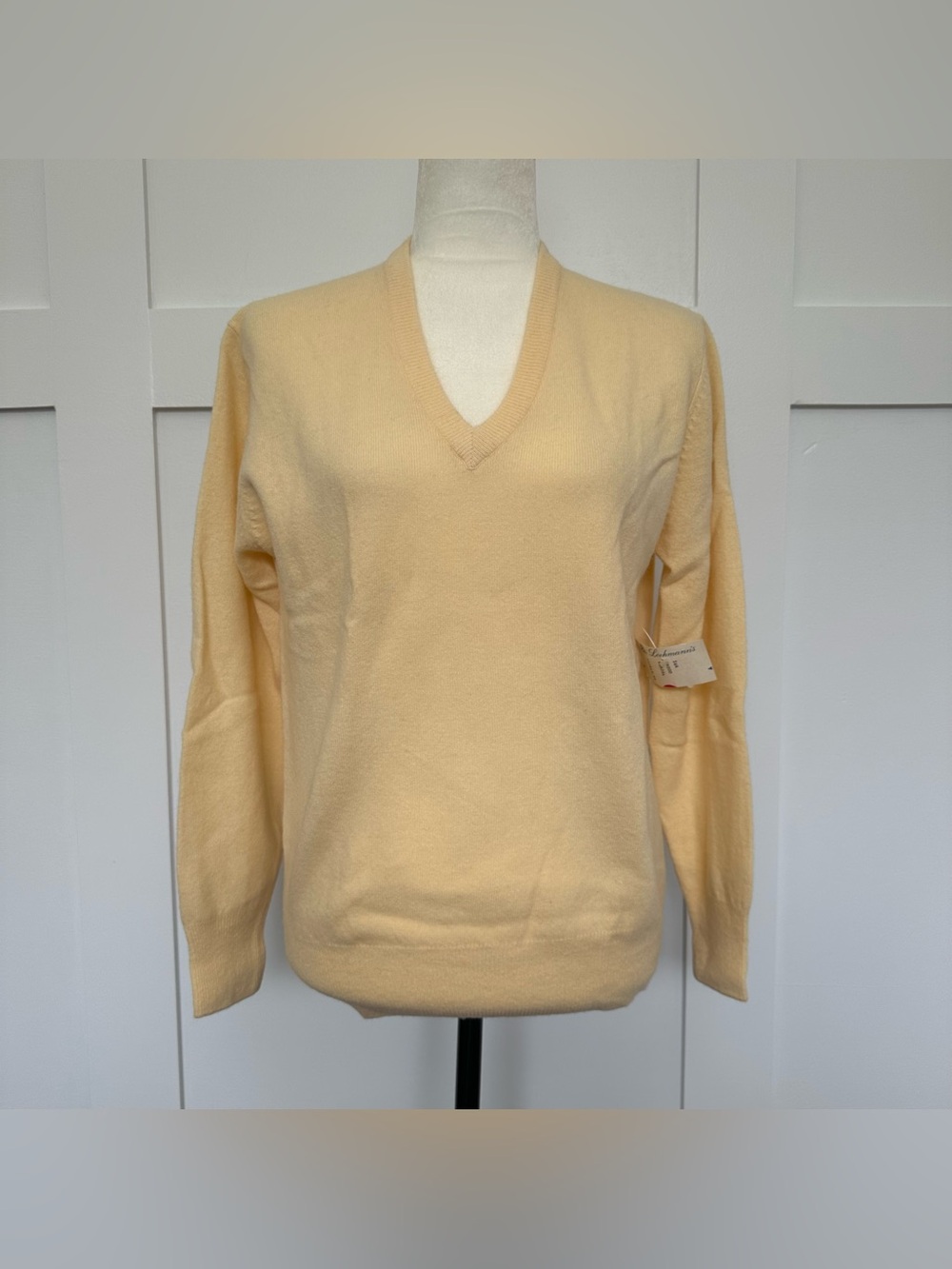 Vintage Butter Yellow Wool Sweater